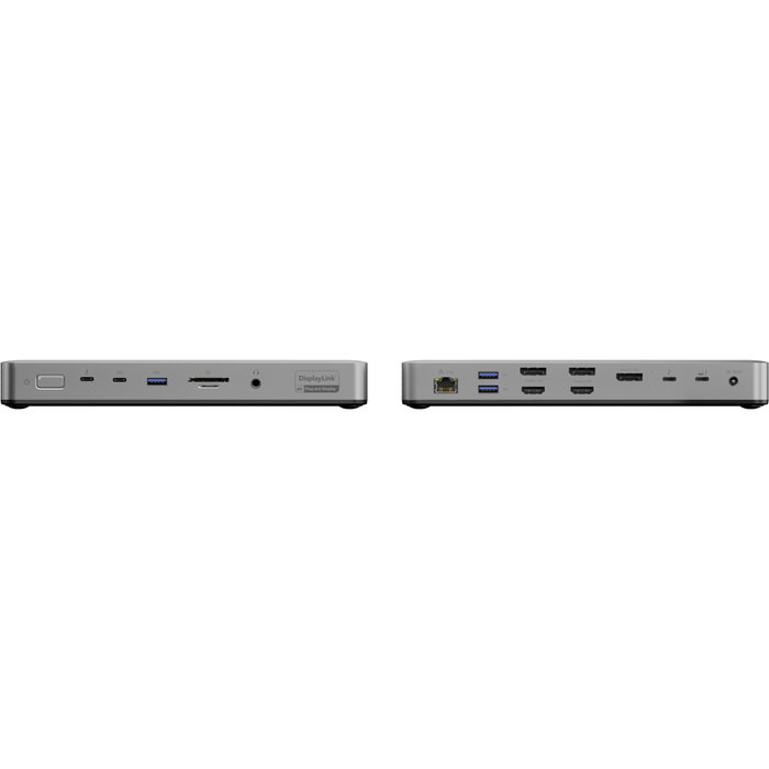 Alogic Quad 4K Thunderbolt 4 Hybrid Docking Station Silver