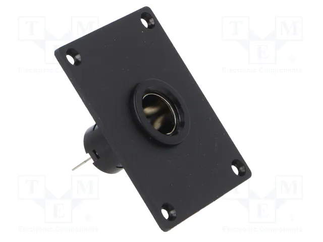 PRO CAR Tomacorriente de encendedor negro 12-24VDC 16A