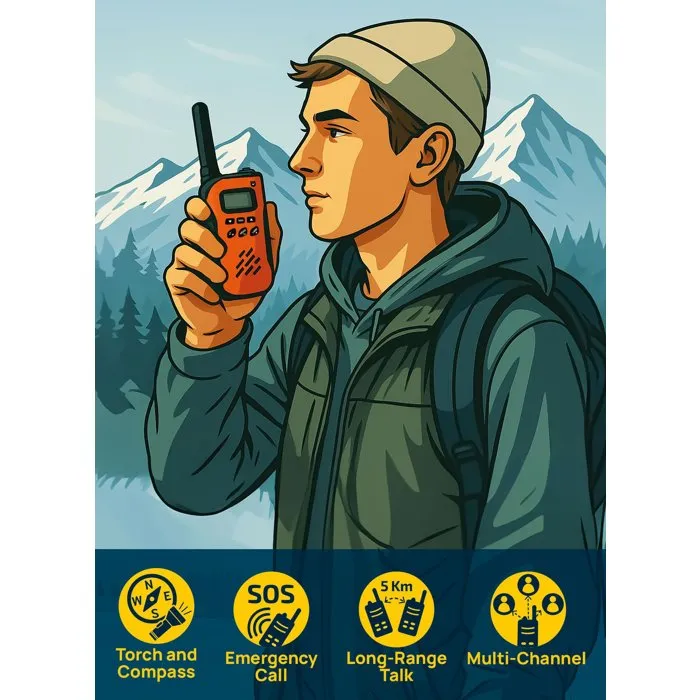 Liscianigiochi Soy un explorador genio - Walkie-Talkie Kit de comunicación, Alcance 4 km, Accesorios incluidos, Para mayores de 7 años (AACRX13756) Liscianigiochi Soy un explorador genio - Walkie-Talkie Kit de comunicación, Alcance 4 km, Accesorios incluidos, Para mayores de 7 años (AACRX13756)