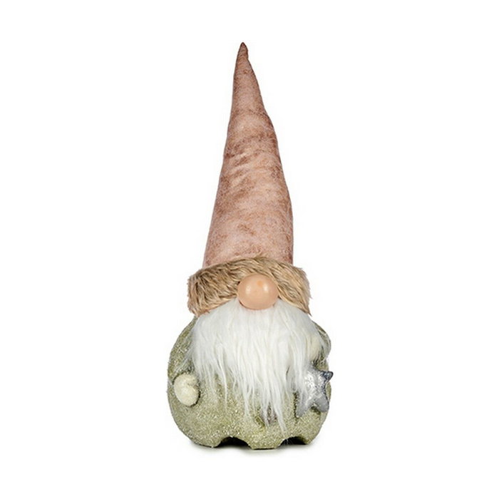 KRIST+ Duende Resina Gorro Tela Rosa con Estrella (Set de 4)