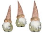 KRIST+ Duende Resina Gorro Tela Rosa con Estrella (Set de 4)