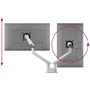 One For All DM 7220 Soporte de Doble Brazo para Monitor Blanco