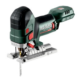 Metabo STA 18 LTX 150 BL Sable Caladora Sin Escobillas 18V - Area de Agarre Superior, Corte Biselado -45 a 45°, Velocidad 1000-3500 spm, Prof. Corte Madera 15 cm