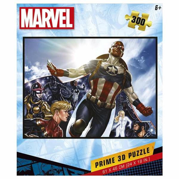 Educa Puzzle Marvel 3D Lenticular de 300 piezas Educa Puzzle Marvel 3D Lenticular de 300 piezas