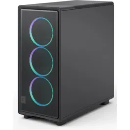 Fractal Design FD-C-EPO1A-04 Caja ATX Midi Torre Negra RGB Cristal Templado Light Tint