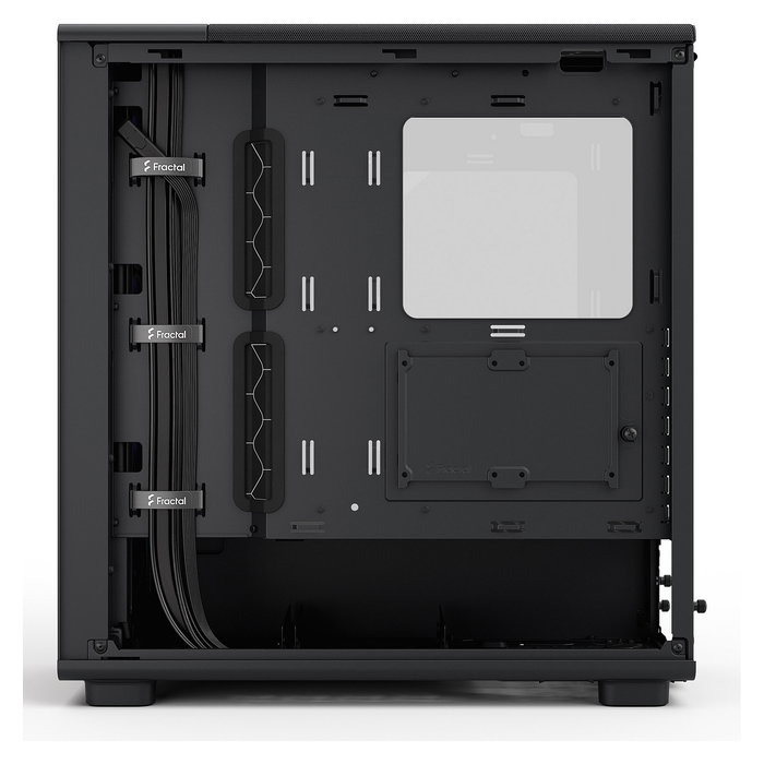Fractal Design Epoch Midi Tower Caja PC Negro ATX/microATX/Mini-ITX Acero Panel Lateral Vidrio Templado RGB 3 Ventiladores 120mm Incluidos