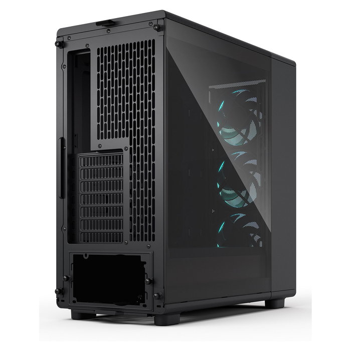 Fractal Design Epoch Midi Tower Caja PC Negro ATX/microATX/Mini-ITX Acero Panel Lateral Vidrio Templado RGB 3 Ventiladores 120mm Incluidos