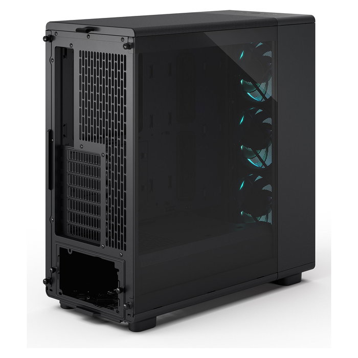 Fractal Design Epoch Midi Tower Caja PC Negro ATX/microATX/Mini-ITX Acero Panel Lateral Vidrio Templado RGB 3 Ventiladores 120mm Incluidos