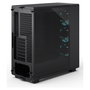 Fractal Design Epoch Midi Tower Caja PC Negro ATX/microATX/Mini-ITX Acero Panel Lateral Vidrio Templado RGB 3 Ventiladores 120mm Incluidos