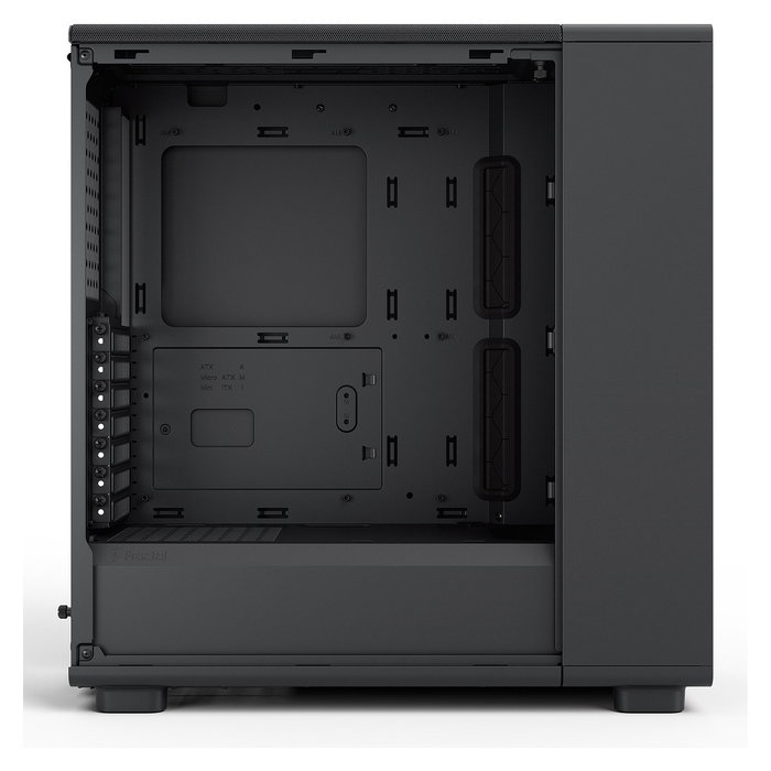 Fractal Design Epoch Midi Tower Caja PC Negro ATX/microATX/Mini-ITX Acero Panel Lateral Vidrio Templado RGB 3 Ventiladores 120mm Incluidos