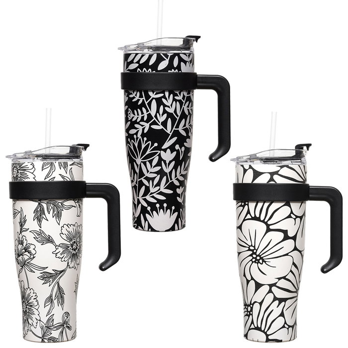 Cook Concept Mug Térmico 1,2 L Miami Blanco/Negro Conserva Frío/Calor 6 Horas Acero Inoxidable Asa Cook Concept Mug Térmico 1,2 L Miami Blanco/Negro Conserva Frío/Calor 6 Horas Acero Inoxidable Asa