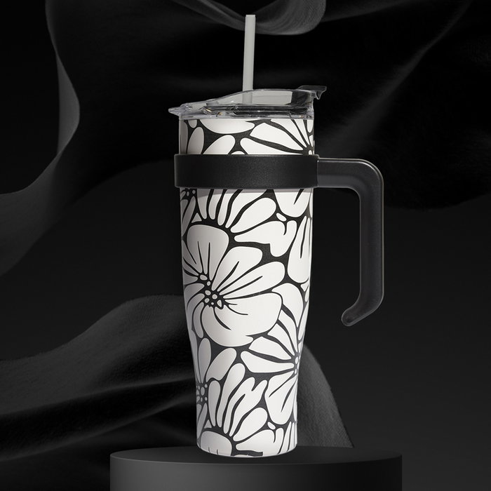 Cook Concept Mug Térmico 1,2 L Miami Blanco/Negro Conserva Frío/Calor 6 Horas Acero Inoxidable Asa Cook Concept Mug Térmico 1,2 L Miami Blanco/Negro Conserva Frío/Calor 6 Horas Acero Inoxidable Asa
