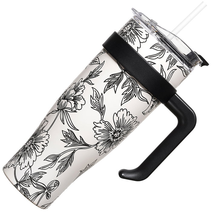 Cook Concept Mug Térmico 1,2 L Miami Blanco/Negro Conserva Frío/Calor 6 Horas Acero Inoxidable Asa Cook Concept Mug Térmico 1,2 L Miami Blanco/Negro Conserva Frío/Calor 6 Horas Acero Inoxidable Asa