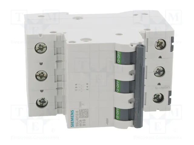 SIEMENS 5SL4310-6 Interruptor magnetotérmico 10A 3 polos 10kA