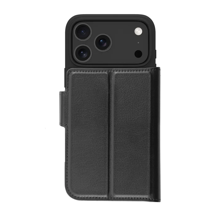 Dbramante1928 Oslo Pro Funda Libro Magnética para Apple iPhone 17 Pro Max 6.7", Compatible MagSafe, Imitación Piel con Bolsillo para Tarjetas, Color Negro