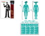 Carnaval - Disfraz de Esqueleto para Niño Halloween, Mono con Capucha y Guantes, Talla 3-4 Años, Negro