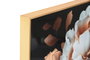 DKD Home Decor Cuadro Aluminio y MDF Chica Flores (Pack de 2)