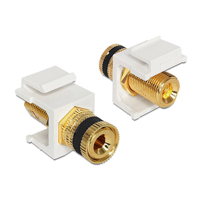 DeLOCK 86303 Módulo Keystone Terminal Post y Thread Jack DeLOCK 86303 Módulo Keystone Terminal Post y Thread Jack