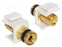 DeLOCK 86303 Módulo Keystone con terminal Post y Thread Jack