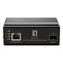 LevelOne IGC-0102 Convertidor de medios Industrial Gigabit RJ45 SFP Negro