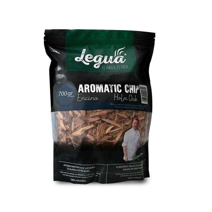 Legua Astillas Aromáticas Encina para Barbacoa Doypack 700 g