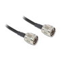 DeLOCK Cable coaxial LMR195 N Stecker a N Stecker, 1 m, Negro