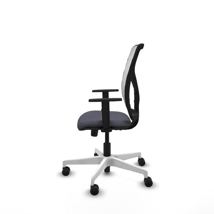 PIQUERAS Y CRESPO Silla de oficina Motilla con mecanismo Sincro, Gris oscuro y Blanco PIQUERAS Y CRESPO Silla de oficina Motilla con mecanismo Sincro, Gris oscuro y Blanco