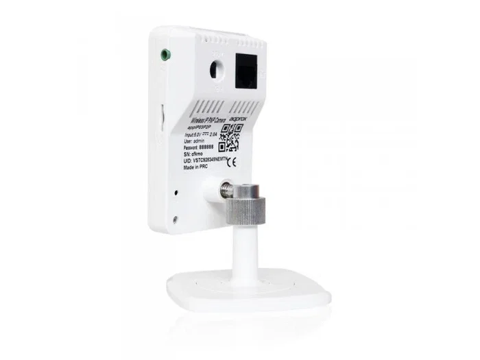 Approx APPIP03P2P Cámara IP de Seguridad WiFi Interior Cubo, 640x480, Visión Nocturna, Audio Bidireccional, P2P, Grabación MicroSD hasta 32GB, Color Blanco