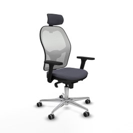 PIQUERAS Y CRESPO Silla de oficina Jorquera Gris y Blanca