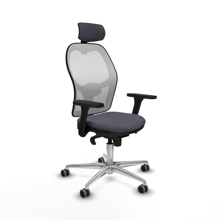 PIQUERAS Y CRESPO Silla de oficina Jorquera Gris y Blanca PIQUERAS Y CRESPO Silla de oficina Jorquera Gris y Blanca