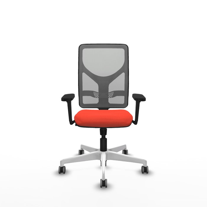 PIQUERAS Y CRESPO Silla de oficina Motilla con mecanismo Sincro, Naranja oscuro y Gris PIQUERAS Y CRESPO Silla de oficina Motilla con mecanismo Sincro, Naranja oscuro y Gris