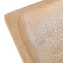 S/2 Bandejas Blanco-Natural 30 X 10 X 2,50 cm