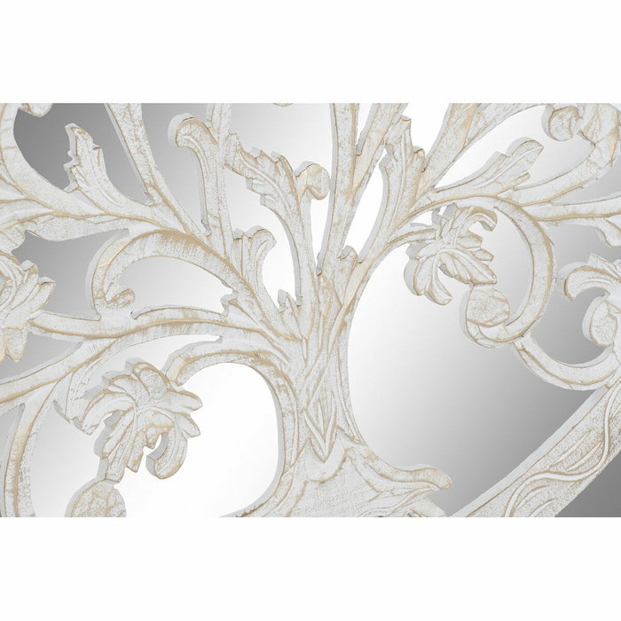 DKD Home Decor Decoración de Pared Árbol Blanco y Dorado MDF y Espejo 90x90 cm DKD Home Decor Decoración de Pared Árbol Blanco y Dorado MDF y Espejo 90x90 cm