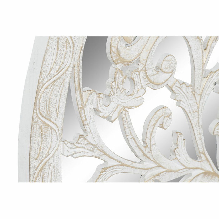DKD Home Decor Decoración de Pared Árbol Blanco y Dorado MDF y Espejo 90x90 cm DKD Home Decor Decoración de Pared Árbol Blanco y Dorado MDF y Espejo 90x90 cm