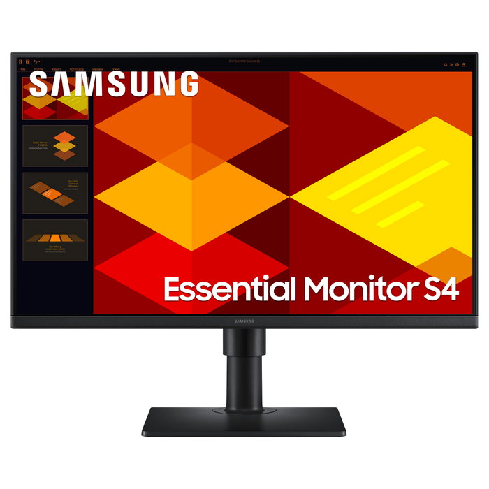 Samsung Monitor Essential S4 LS24D406GAUXEN de 24 pulgadas Full HD 100 Hz Negro Samsung Monitor Essential S4 LS24D406GAUXEN de 24 pulgadas Full HD 100 Hz Negro