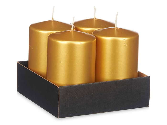 Acorde Vela Taco Oro Ancha 15 cm (Set de 12)