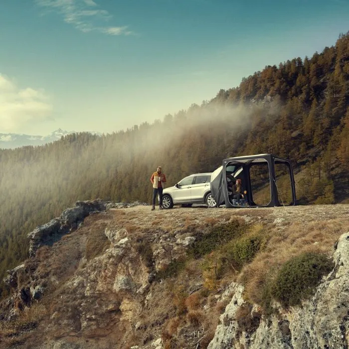 Dometic HUB Túnel de conexión para SUV, sujeta con correas y clips, incluye bolsa de transporte DOM5056446102032