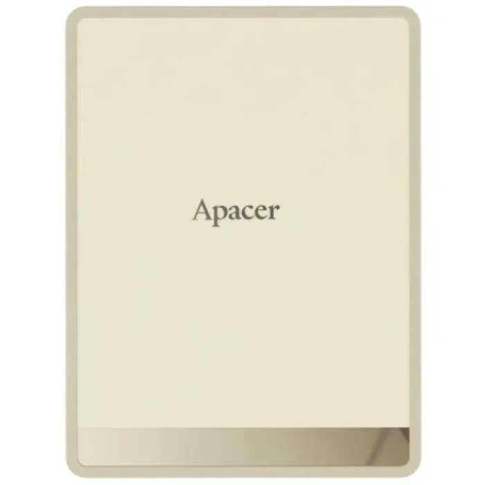 Apacer AS724 - Disco Duro Externo SSD Portátil 1TB USB 3.2 Gen 2 Tipo-C, Color Crema, Hasta 500 MB/s, Resistente a Caídas, Compatible con PS5, PC, Mac