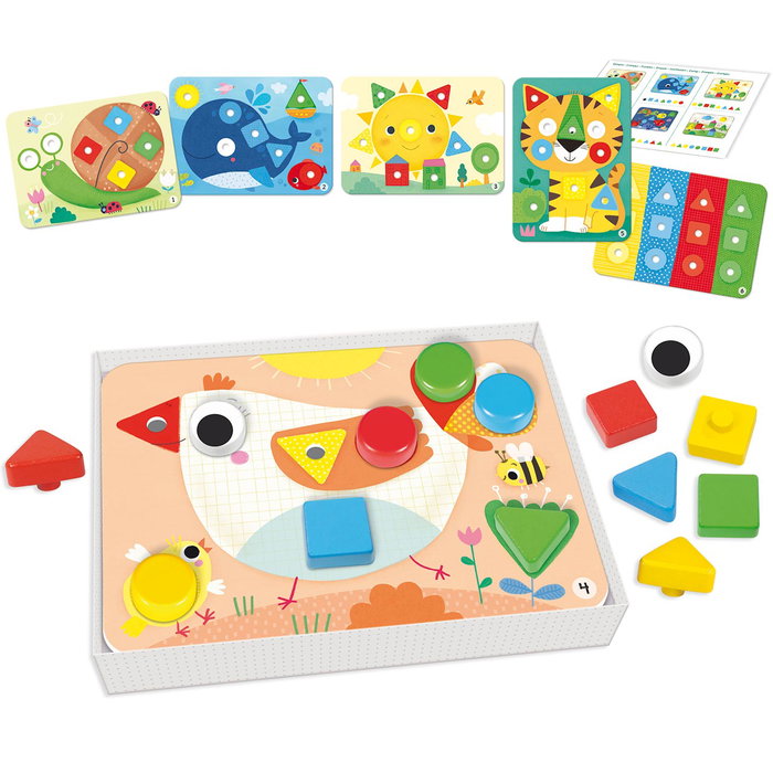 Goula Juego Educativo Baby Shapes Puzzle de 18 Piezas Gigantes Océano Personajes Marítimos Números 1-4 A Partir de 2 Años Goula Juego Educativo Baby Shapes Puzzle de 18 Piezas Gigantes Océano Personajes Marítimos Números 1-4 A Partir de 2 Años