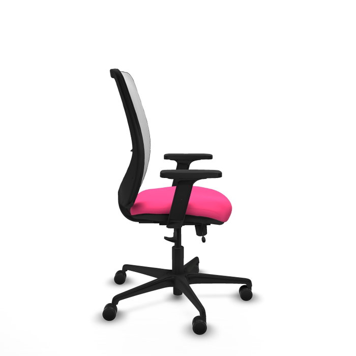 PIQUERAS Y CRESPO Silla de oficina Zulema Rosa y Blanco PIQUERAS Y CRESPO Silla de oficina Zulema Rosa y Blanco