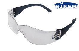 SIFER Gafas de Seguridad Sport Transparentes de Policarbonato SKM2100-3
