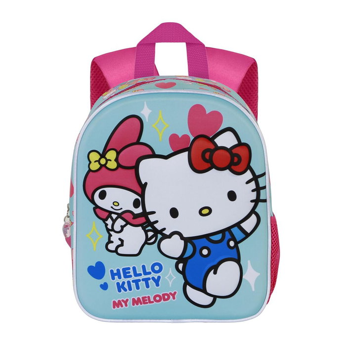 Karactermania Mochila 3D Elite Hello Kitty Friendship Azul