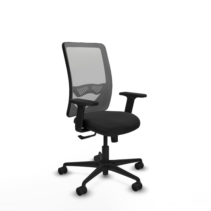 PIQUERAS Y CRESPO Silla de oficina Zulema con mecanismo Sincro, Negro y Gris PIQUERAS Y CRESPO Silla de oficina Zulema con mecanismo Sincro, Negro y Gris