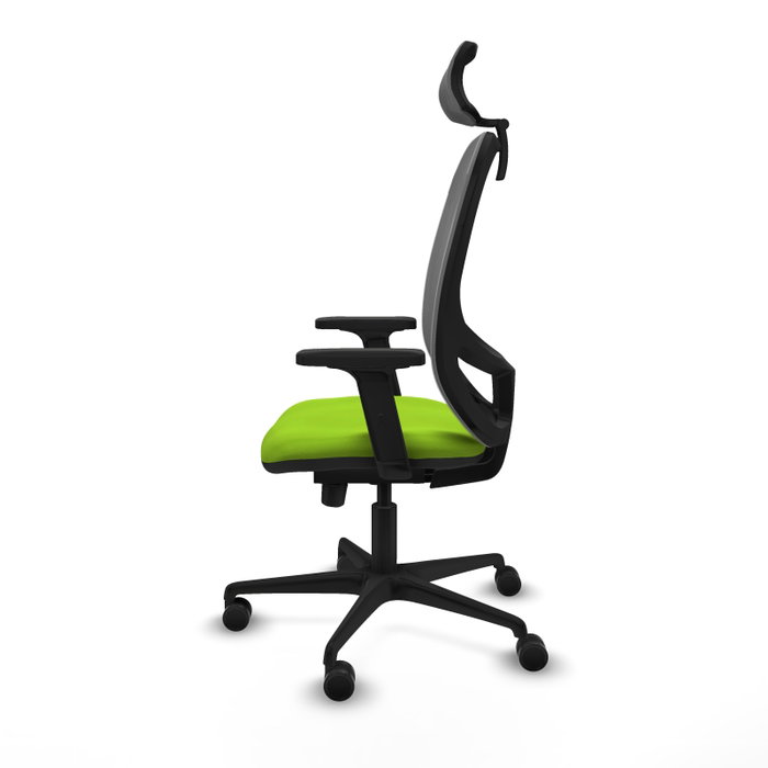 PIQUERAS Y CRESPO Silla de oficina Cilanco con mecanismo Sincro/Traslack Pistacho y Gris
