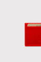 Zoozie Bags Tarjetero Rojo de Piel Auténtica para Tarjetas de Crédito y Documentación - Elegante y Compacto