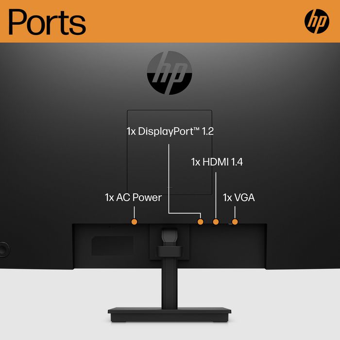 HP V27i G5 Monitor FHD de 27 Pulgadas (68.6 cm) para Oficina, Estudio y Productividad Diaria con Pantalla Nítida y Fluida HP V27i G5 Monitor FHD de 27 Pulgadas (68.6 cm) para Oficina, Estudio y Productividad Diaria con Pantalla Nítida y Fluida