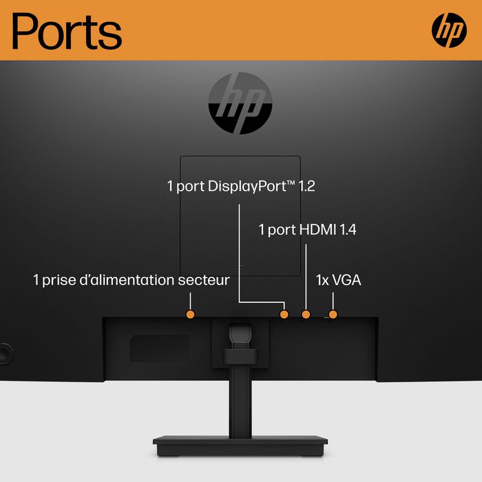 HP V27i G5 Monitor FHD de 27 Pulgadas (68.6 cm) para Oficina, Estudio y Productividad Diaria con Pantalla Nítida y Fluida HP V27i G5 Monitor FHD de 27 Pulgadas (68.6 cm) para Oficina, Estudio y Productividad Diaria con Pantalla Nítida y Fluida
