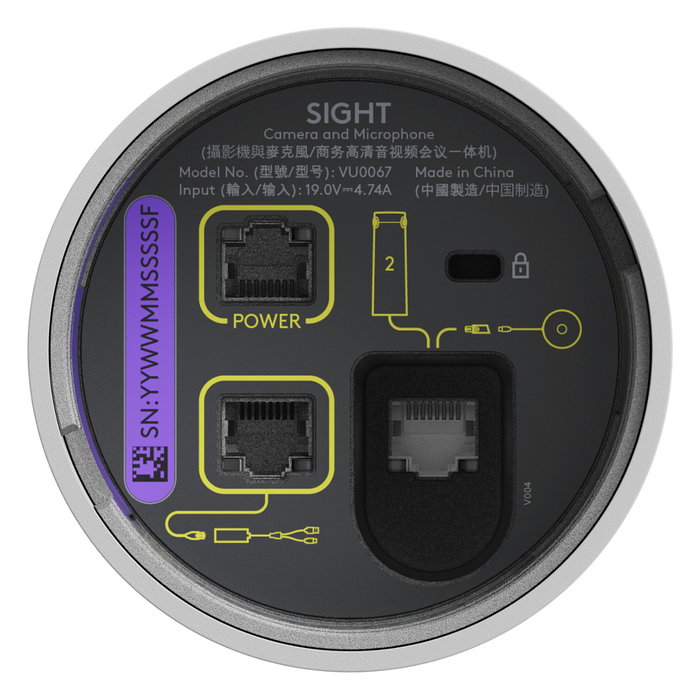 Logitech 960-001503 Webcam Sight Cámara Web Full HD 1080p con Micrófono Integrado, Blanco Logitech 960-001503 Webcam Sight Cámara Web Full HD 1080p con Micrófono Integrado, Blanco