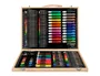 Liderpapel Estuche de Pintura 168 Piezas Maletín Madera 39,3x30x4,8 cm