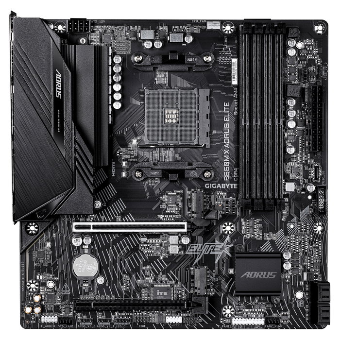 Gigabyte B550M X AORUS ELITE AM4 4xDDR4 HDMI DP 2xM.2 Gigabyte B550M X AORUS ELITE AM4 4xDDR4 HDMI DP 2xM.2